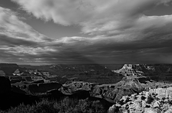 Black and White Grand Canyon