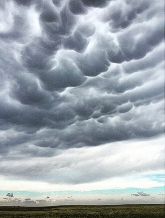 Mammatus Clouds over Texas