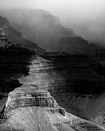 A Foggy Grand Canyon